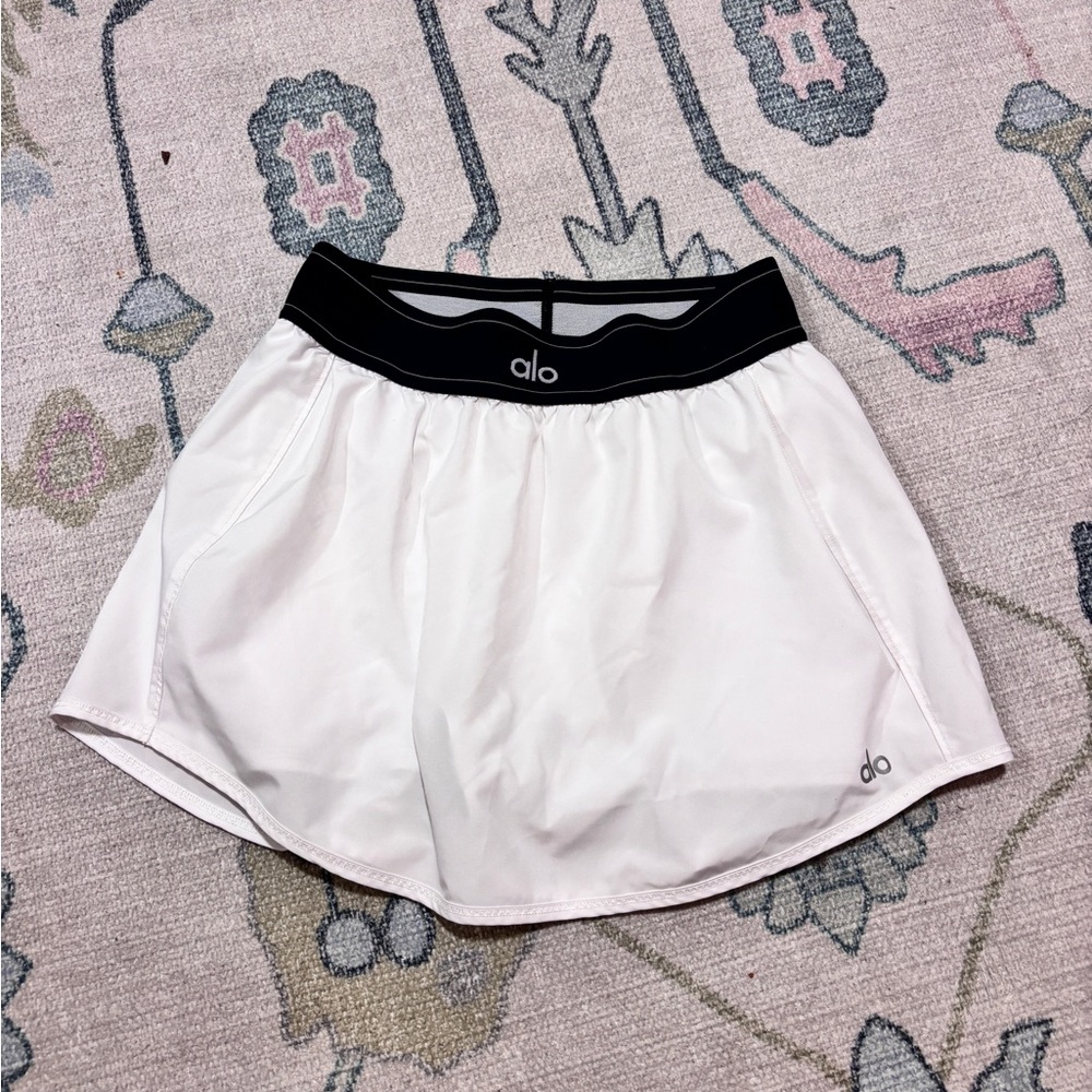 Alo Matchpoint Tennis Skirt White
